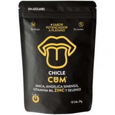 WUG SEX SENSE - CUM EJACULATION INCREASE GUM &amp; SEMEN BANANA FLAVOR 10 UNITS