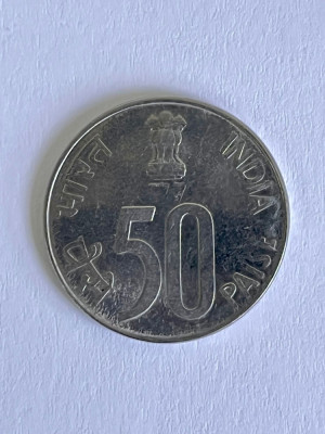 Moneda 50 PAISE - 2002 - India - KM 69 (365) foto