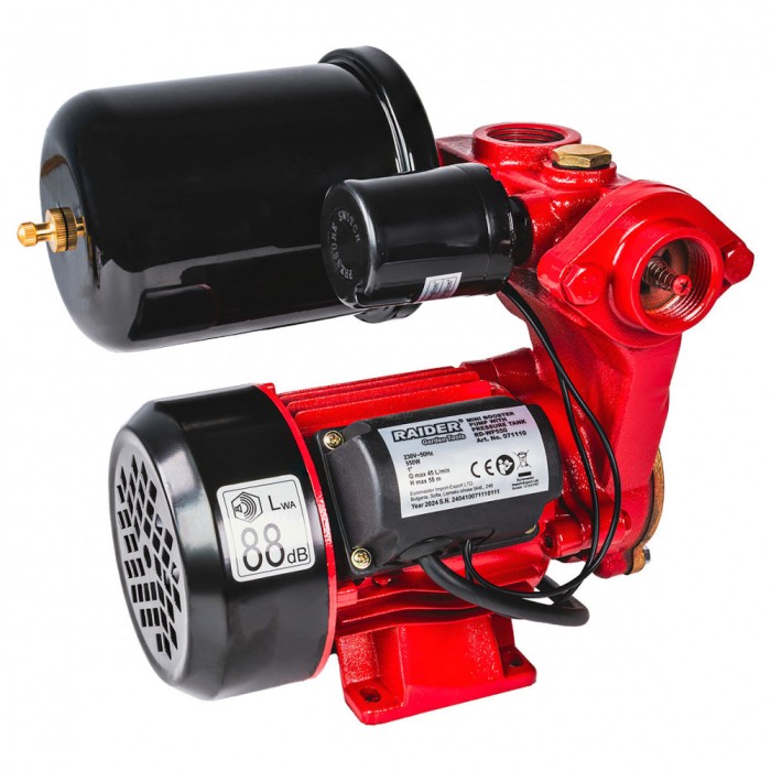 Mini hidrofor RD-WP550, 550 W, 1&quot;, 45 l / min, Raider 071110