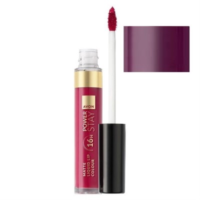 Ruj lichid Power Stay Power On Plum &amp;ndash; intensitate și rezistență de neoprit 💄🍇✨ foto