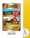 Lazura lemn ESTETIK CLASIC 1L SALCAM, protectie UV