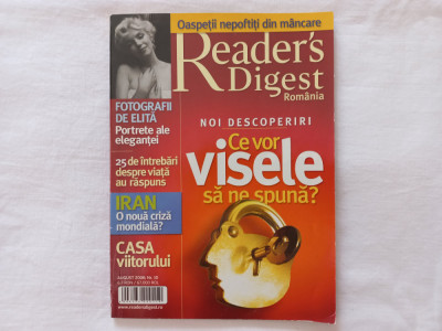 Revista READER&amp;#039;S DIGEST ROMANIA, NR. 10, AUGUST, 2006 foto