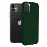 Cumpara ieftin Husa pentru iPhone 11, Techsuit Soft Edge Silicone, Dark Green
