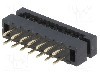 Conector IDC, 14 pini, pas pini 2mm, CONNFLY - DS1018-02-14B2
