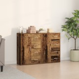 vidaXL Dulapuri 2 piese Lemn Vechi 60x31x84 cm Lemn Stratificat