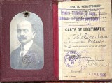 ,,SFATUL NEGUSTORESC&quot;IULIE 1925,CARTE DE LEGITIMATIE/VIZE,STAMPILE + TIMBRE/POZE