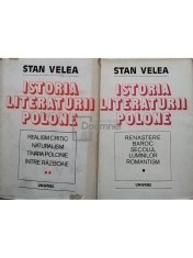 Stan Velea - Istoria literaturii polone, 2 vol. (Editia: 1986) foto