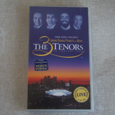 Caseta Video Originala THE TENORS - Carreras Domingo Pavarotti