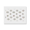 Sablon Perete vopsire, tencuiala 900x600x0.7mm Evil Eyes Refolosibil, model MXSP7053, Oem
