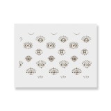 Cumpara ieftin Sablon Perete vopsire, tencuiala 900x600x0.7mm Evil Eyes Refolosibil, model MXSP7053