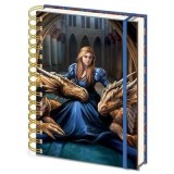 Cumpara ieftin Anne Stokes (Fierce Loyalty )A5 Wiro Notebook Journal