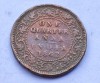 88. Moneda India Britanica 1/4 anna 1862, Asia