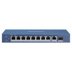 Switch 8 porturi Gigabit PoE, 1 port RJ45, 1 port SFP - HIKVISION DS-3E0510P-E