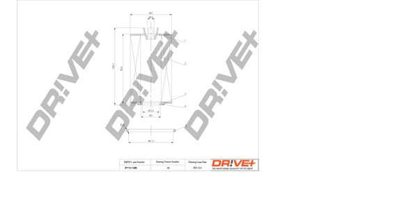 Dr!ve+ DP1110.11.0098 Filtru ulei