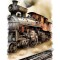 Sticker decorativ, Tren, Maro, 85 cm, 6662ST