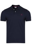 Tricou polo barbati US Polo Assn King Bleumarin