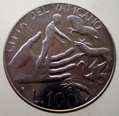 1.046 VATICAN PAPA IOAN PAUL II 100 LIRE 1988 foto