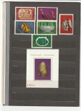 ROMANIA 1978 LP 965 LP 966 ARHEOLOGIE DACO-ROMANA SERIE + COLITA NEDANTELATA MNH NESTAMPILATA