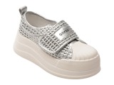 Cumpara ieftin Pantofi sport GRYXX argintii, 6771, din piele ecologica