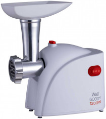 Masina de tocat WELL Goody 1200W 400W 1.5kg/min Alba foto