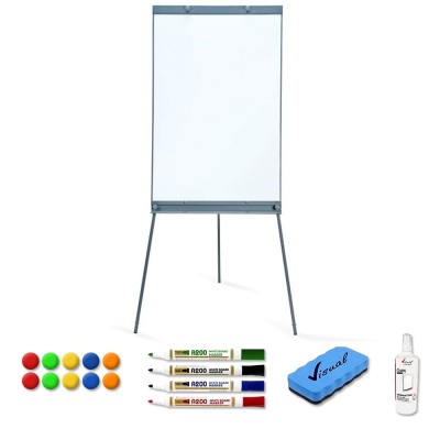 Pachet Flipchart magnetic 70&amp;amp;#215;100 cm, cu accesorii incluse, VISUAL foto