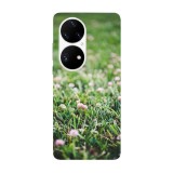 Husa compatibila cu Huawei Nova Y70 model Green nature, Silicon, TPU, Viceversa, Transparent, Carcasa
