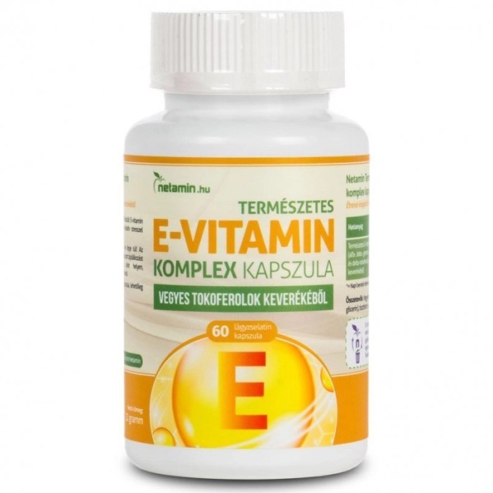 Capsule vitamina E complex Netamin 60 buc