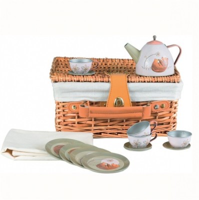 Set de ceai in cos picnic Padurea, Egmont Toys foto
