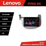 Navigatie Android Honda Fit 2008-2013 QLED 2K, GPS, 4GB+64GB, 360