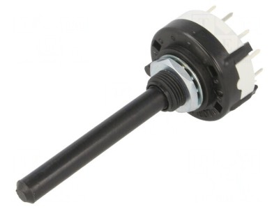 Comutator rotativ 4 poziții 0.15A 250VDC 3 secțiuni 30&amp;deg; foto