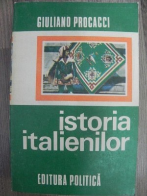 Istoria Italienilor de Giuliano Procacci . 1975 foto