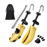 Set 2 sanuri/calapoade reglabilile, flippy, pentru alungit si largit pantofi, geanta si incaltator incluse, universale, unisex, din abs premium, arc,