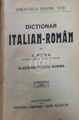 Dictionar italian-roman (1922) foto