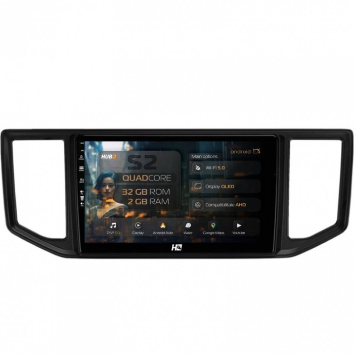 Navigatie Volkswagen Crafter (2017+) 2GB RAM Android 13 GPS Wi-FI Carplay Android Auto USB Bluetooth Radio Waze Touchscreen 10.1 inch