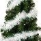 Beteală Crăciun Tinsel, Alb Irizat, Dimensiune 3m x 10cm