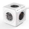PRIZA ALLOCACOC, Schuko x 4, conectare prin Schuko (T), display monitorizare consum, cablu 1.5 m, 10 A, protectie copii, alb, &quot;8910/DEEXMO&quot; (timbru ve