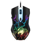 MOUSE Genius, &quot;Scorpion Spear&quot;, gaming, cu fir, USB, optic, 1200 dpi, butoane/scroll 8/1, iluminare, butoane programabile, negru, &quot;31040002400&quot; (timbr