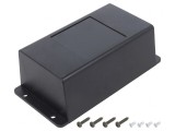 Carcasă Universală ABS Neagră 69x133x45mm