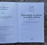 Generalitati Cu Privire La Studiile Istorice - N. Iorga ,558641
