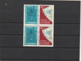 ROMANIA 1963 LP 557 CONFERINTA A. F. R. PE TARA -SUPRATIPAR PERECHE SERII MNH