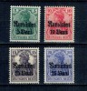 1918 - Ocupația germana in Romania, Mi.No.8-11 neuzate