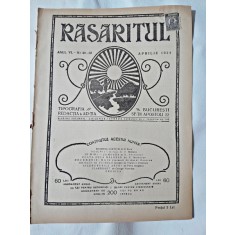 Revista Rasaritul, anul VI, nr.29-32/1924 (din cuprins, proza de V.Militaru