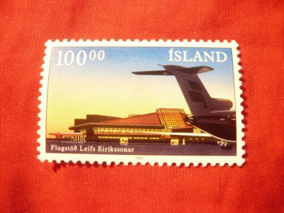 Serie 1 valoare Islanda 1987 - Aviatie foto