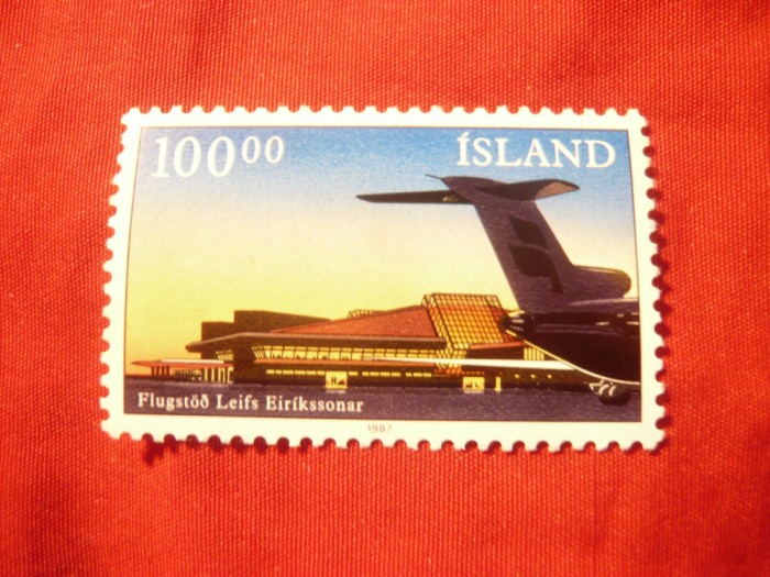 Serie 1 valoare Islanda 1987 - Aviatie