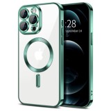 Husa pentru iPhone 12 Pro Max - Techsuit Luxury Crystal MagSafe - Light Green