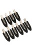 Set 10 Agrafe de Par Negre - Accesorii Coafor Femei, Fixare Sigura
