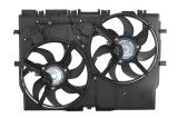 GMV radiator electroventilator Fiat Ducato (250), 2006-2014, motor 2.3 MultiJet, 3.0 MultiJet, diesel, fara AC, 387 mm/387 mm; (2 +2) pini,