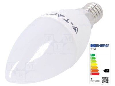 Lampă LED E14 7W 3000K foto