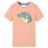 Tricou pentru copii, portocaliu deschis, 140 12083, vidaXL