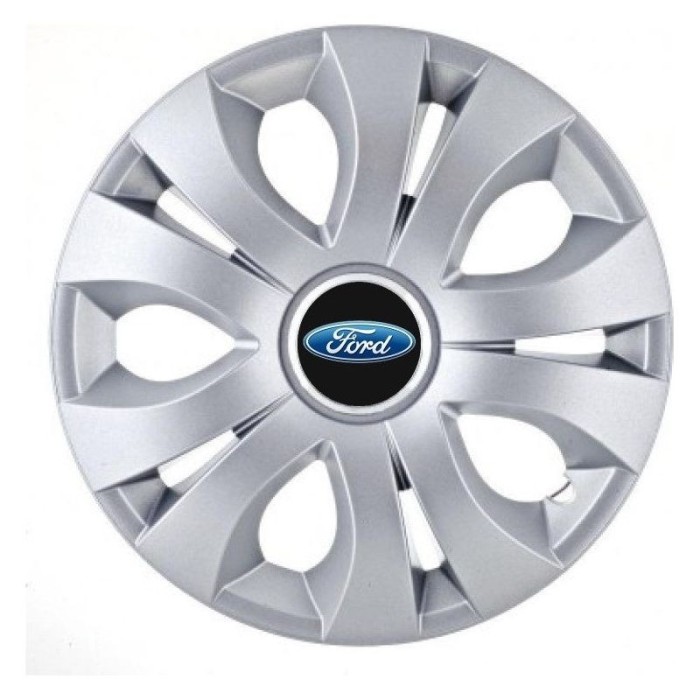 Set 4 Capace Roti Autohelix MSA&reg; potrivite jantelor de 14 inch, Compatibil Cu Ford, model Top Gray